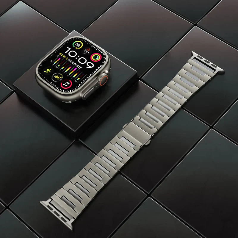 BG Titanium Band for Apple Watch.
