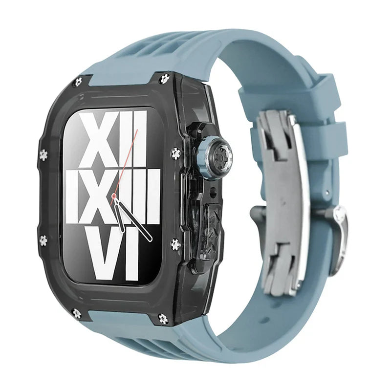 RM V30 Glacier Series Fluoroelastomer Band And Case Retrofit Kit For Apple Watch.
