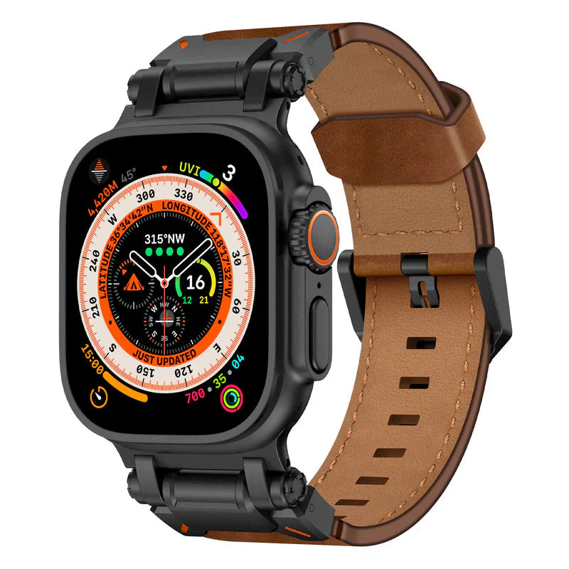 Explorer Crazy Horse Leather Band For Apple Watch.