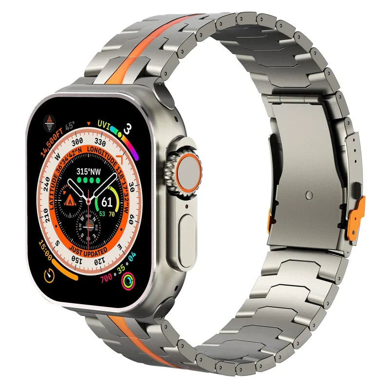 Titanium Band For Apple Watch.