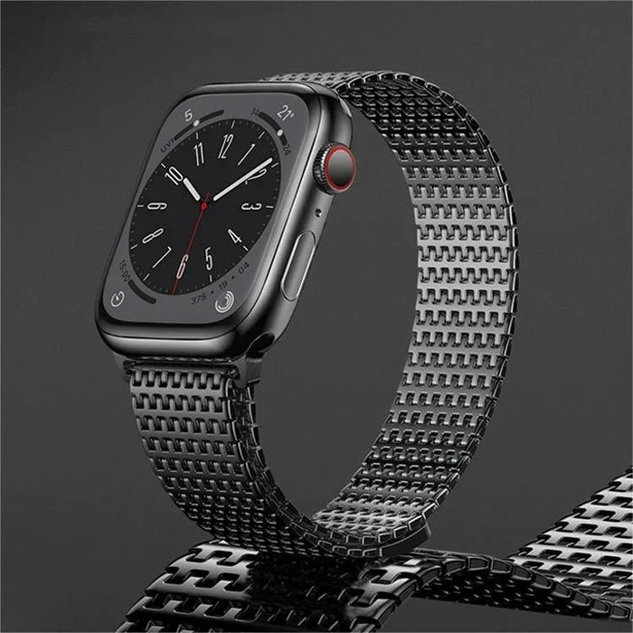 Designer Domino Stainless Steel Magnet Band For Apple Watch.