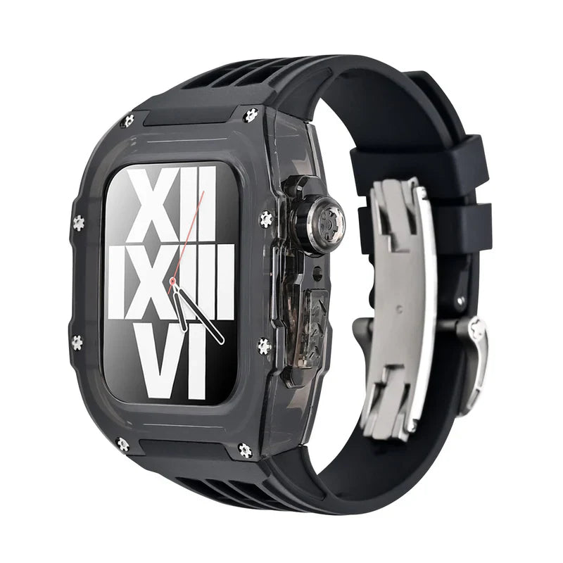 RM V30 Glacier Series Fluoroelastomer Band And Case Retrofit Kit For Apple Watch.
