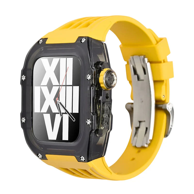 RM V30 Glacier Series Fluoroelastomer Band And Case Retrofit Kit For Apple Watch.