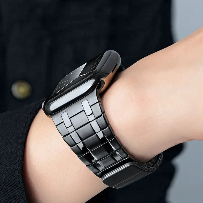 AP Frosted Stainless Steel Magnetic Band For Apple Watch.