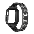 Bling Diamond Case with Sparkle Band for Apple Watch Series 9/8/7 (41mm/45mm).