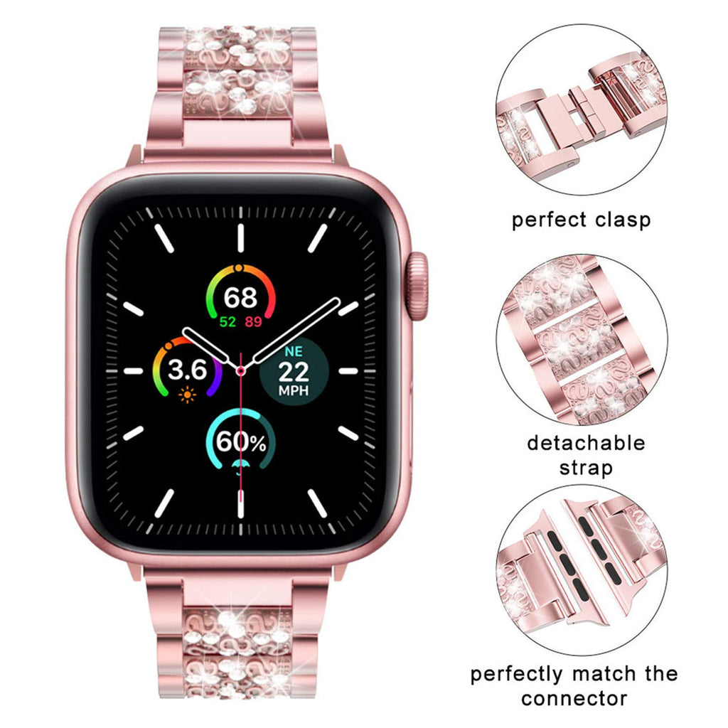 Bling Diamond Metal Band for Apple Watch.