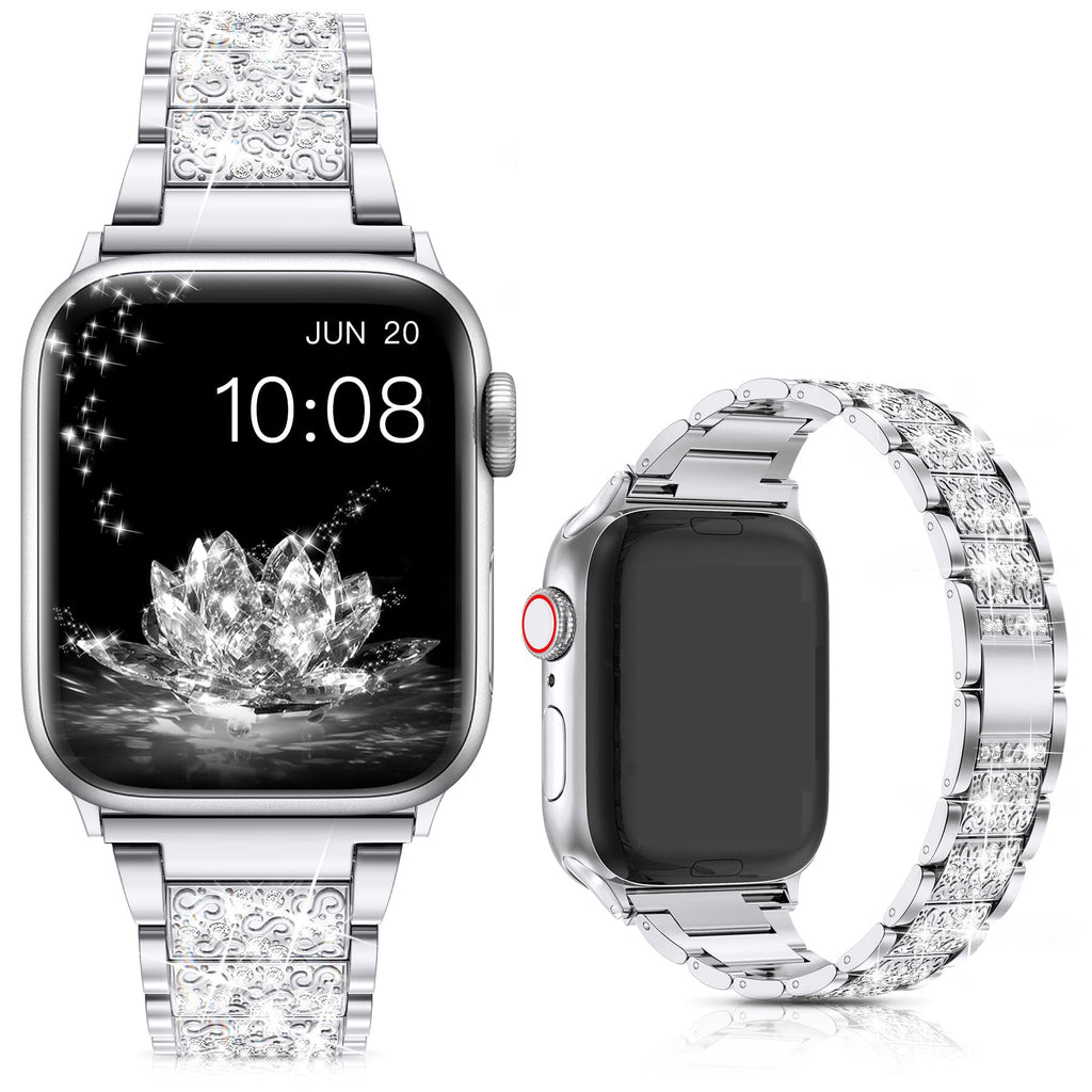 Bling Diamond Metal Band for Apple Watch.