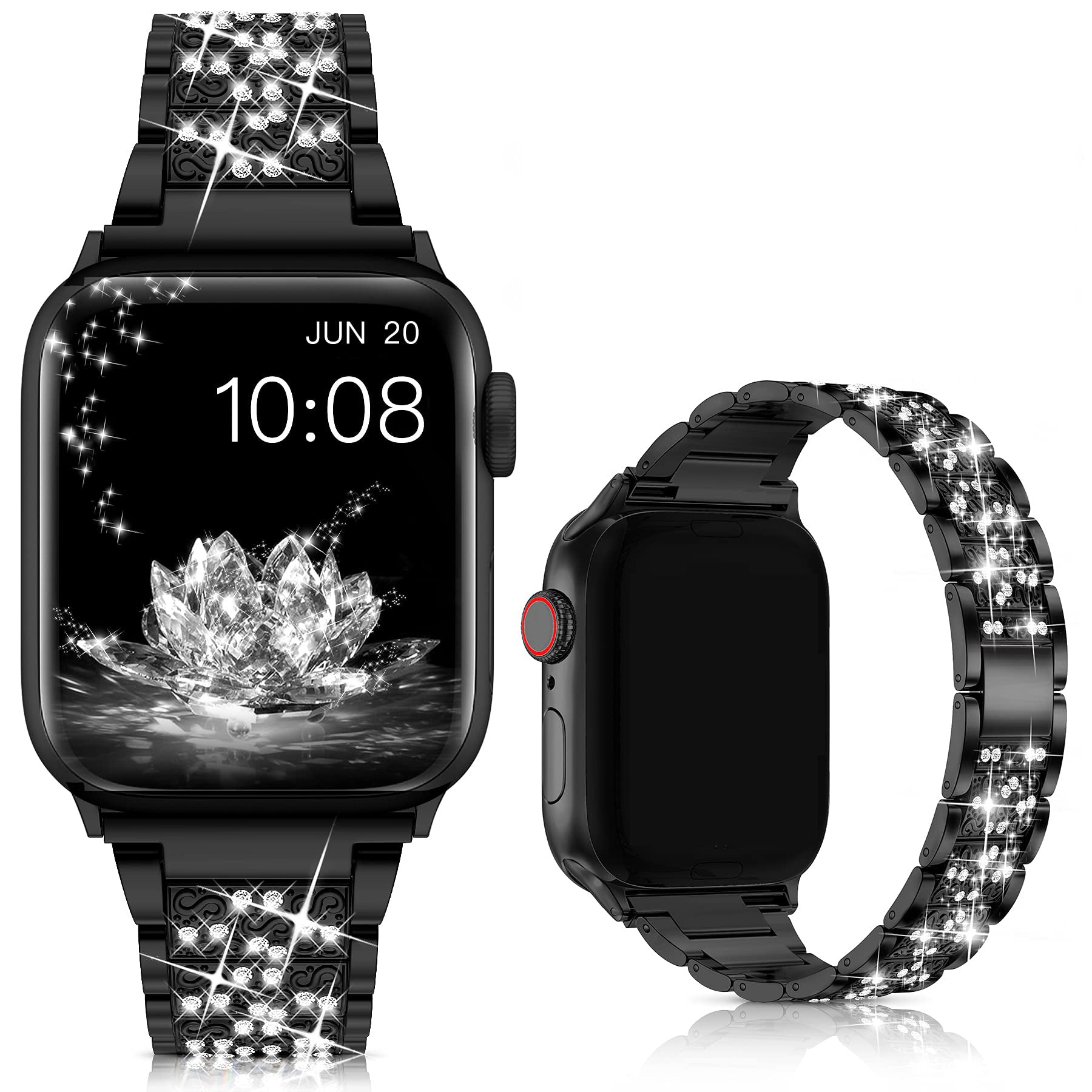 Bling Diamond Metal Band for Apple Watch.