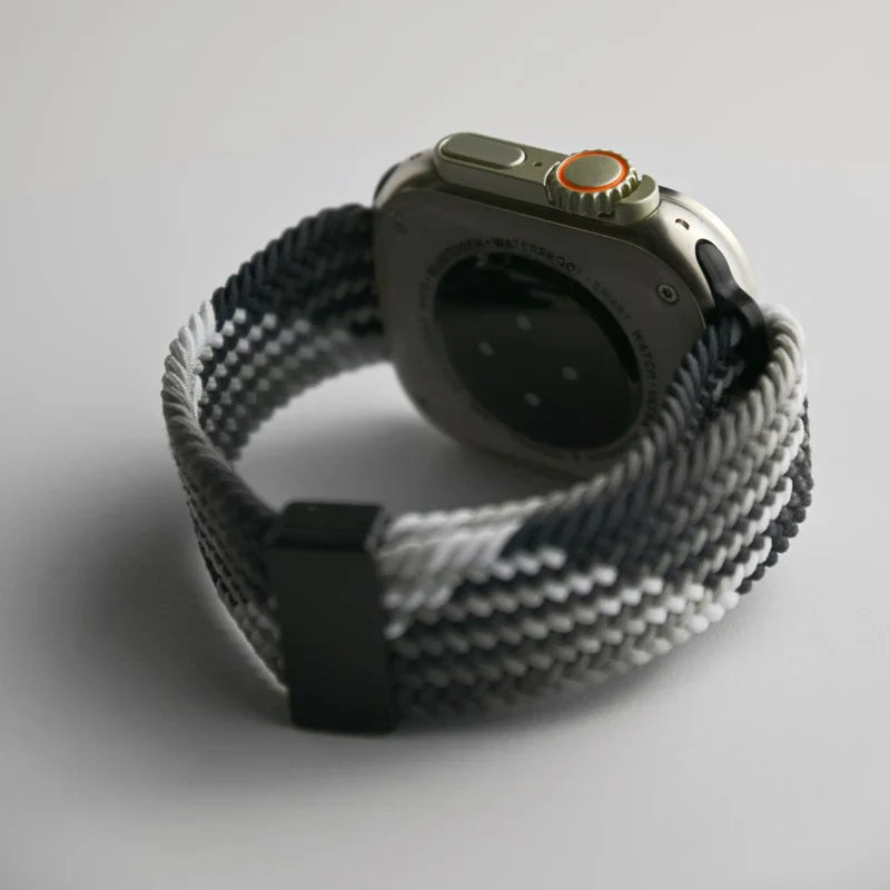Braided Nylon Loop with Magnetic Clasp.