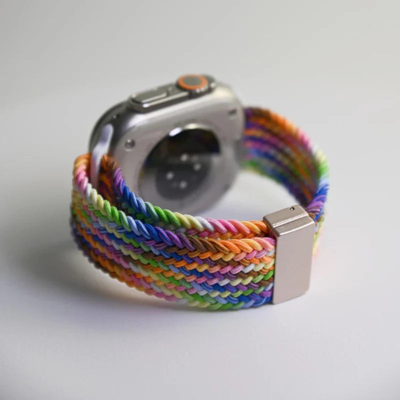 Braided Nylon Loop with Magnetic Clasp.