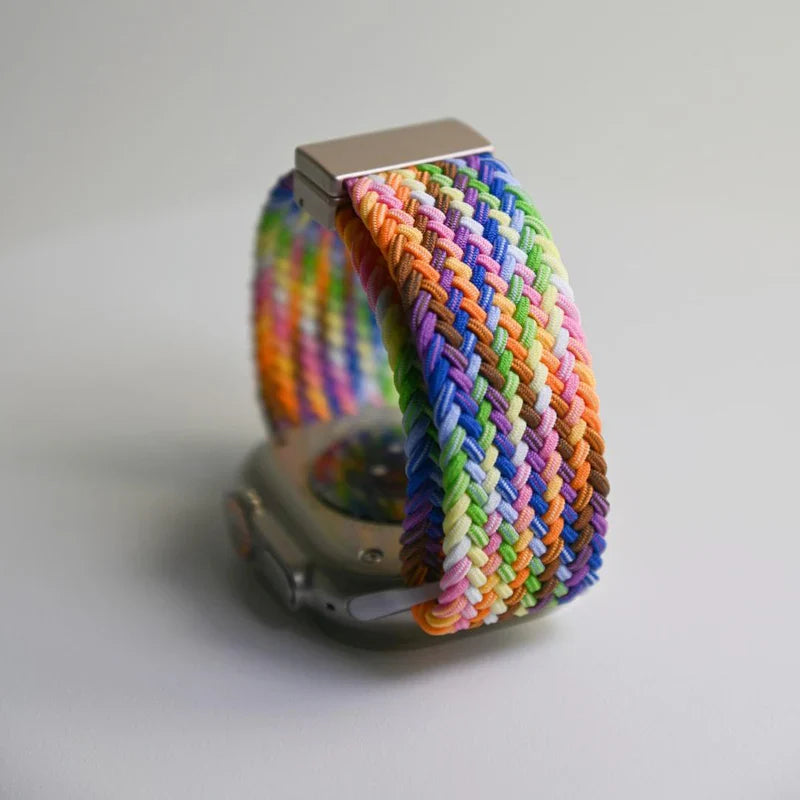 Braided Nylon Loop with Magnetic Clasp.
