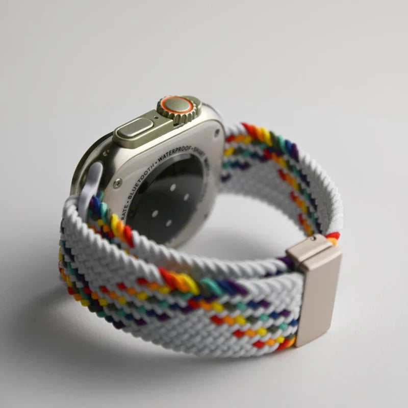 Braided Nylon Loop with Magnetic Clasp.