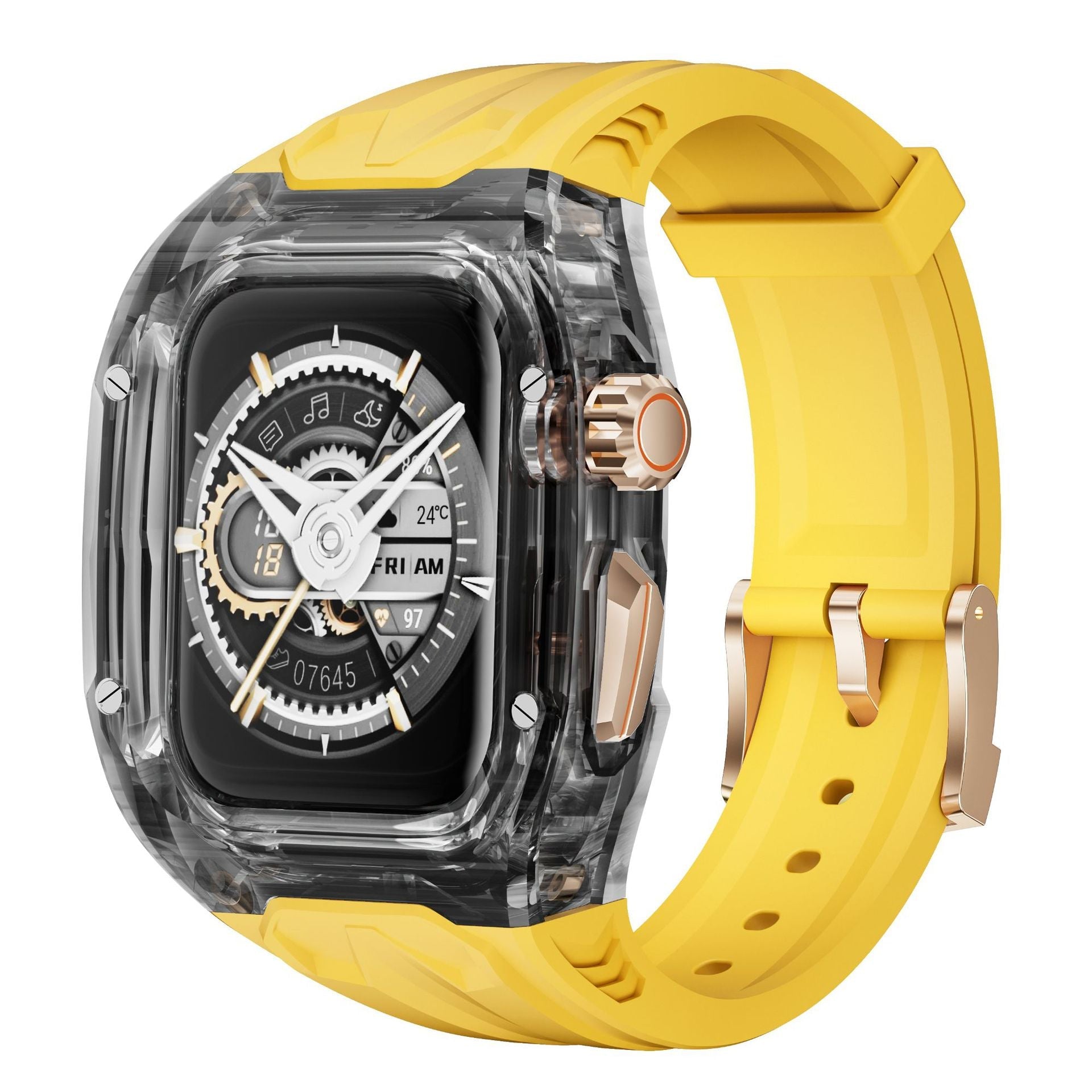 CRYSTAL ARMOR SERIES INTEGRATED BAND AND CASE SET FOR APPLE WATCH