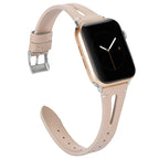 Leather Cutout Band for Women Compatible with Apple Watch.