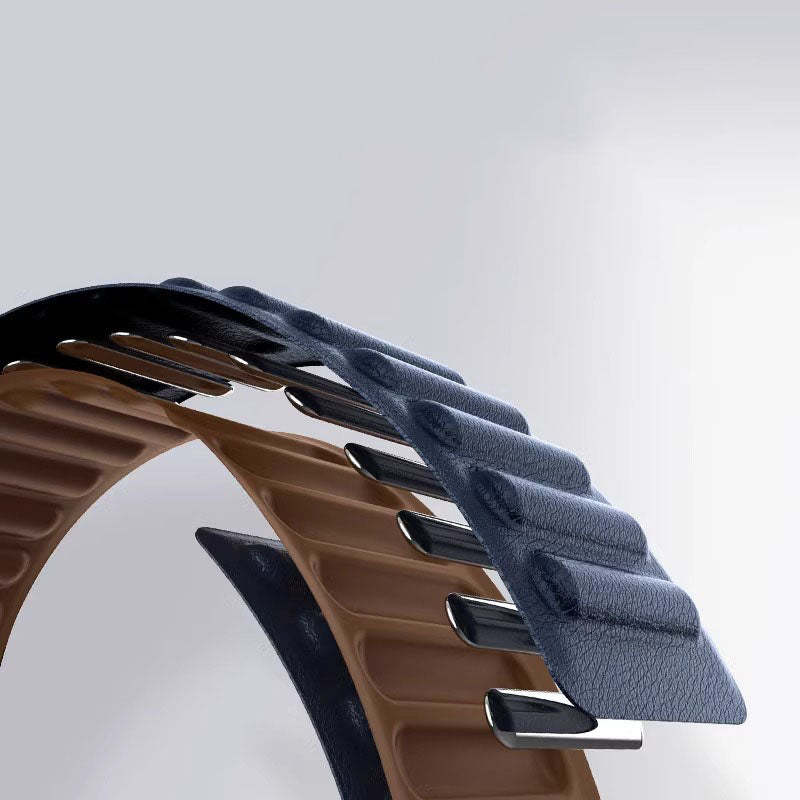 Magnetic Leather Link Band.