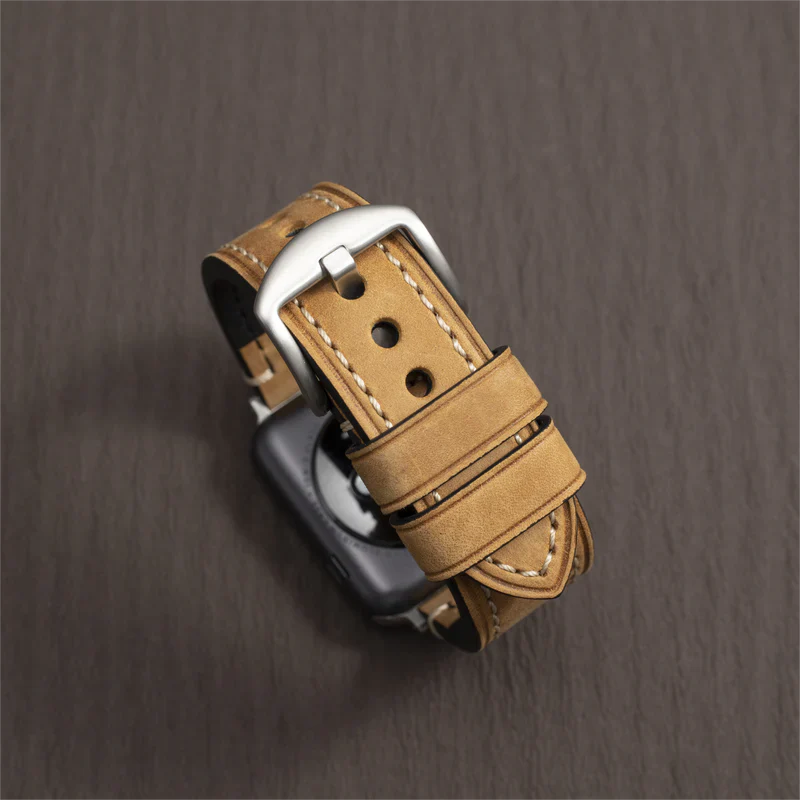 Premium Calf Leather Band for Apple Watch.