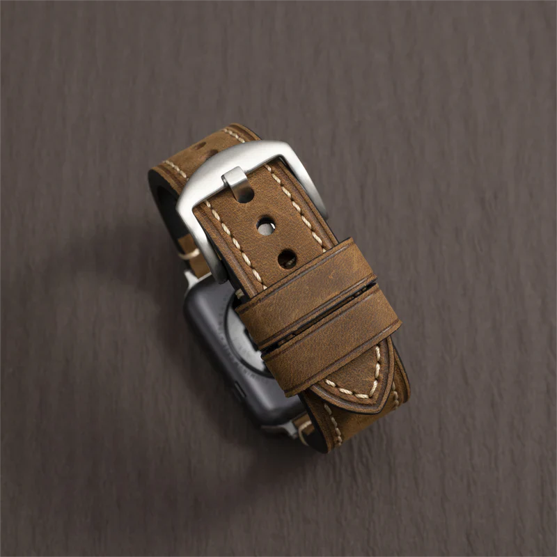 Premium Calf Leather Band for Apple Watch.