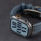 NEW AP Thick Silicone Band With Titanium Adapter For Apple Watch.