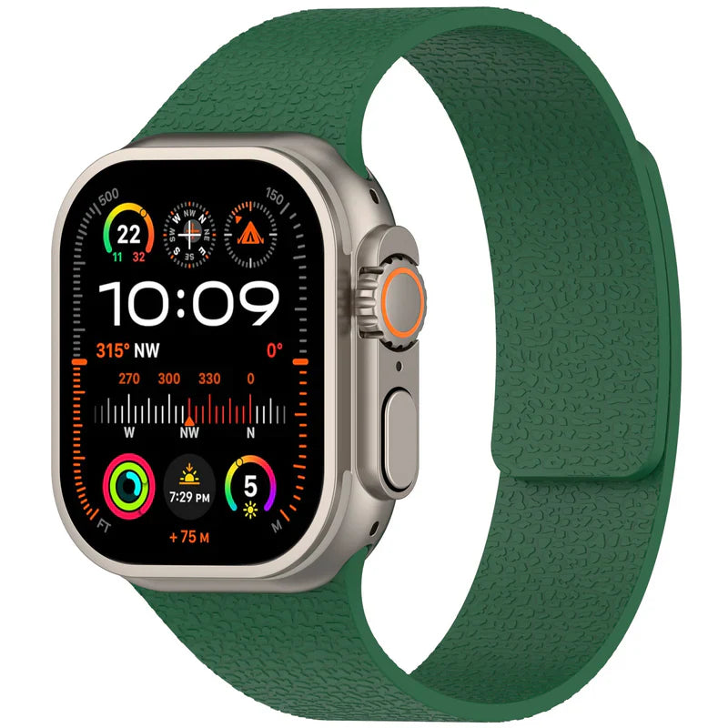 Magnetic Silicone Band For Apple Watch.