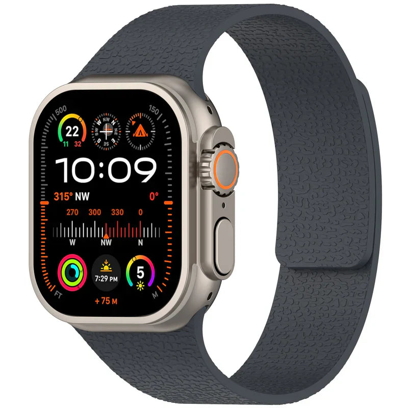 Magnetic Silicone Band For Apple Watch.
