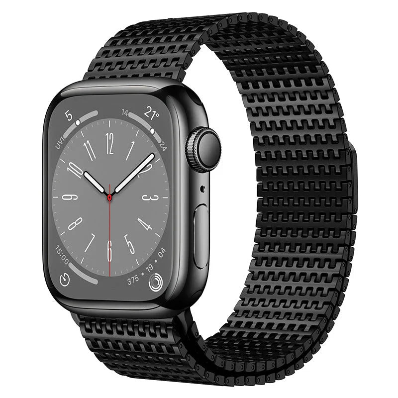 Designer Domino Stainless Steel Magnet Band For Apple Watch.