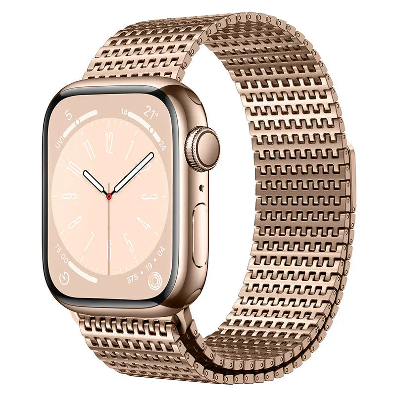 Designer Domino Stainless Steel Magnet Band For Apple Watch.