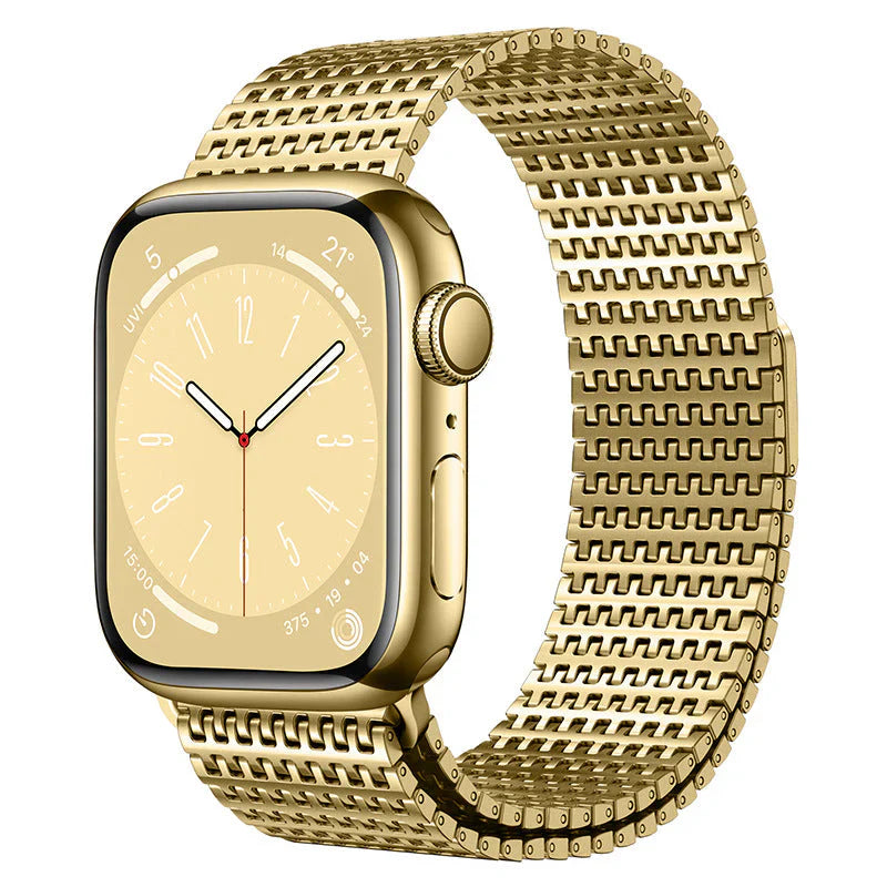 Designer Domino Stainless Steel Magnet Band For Apple Watch.