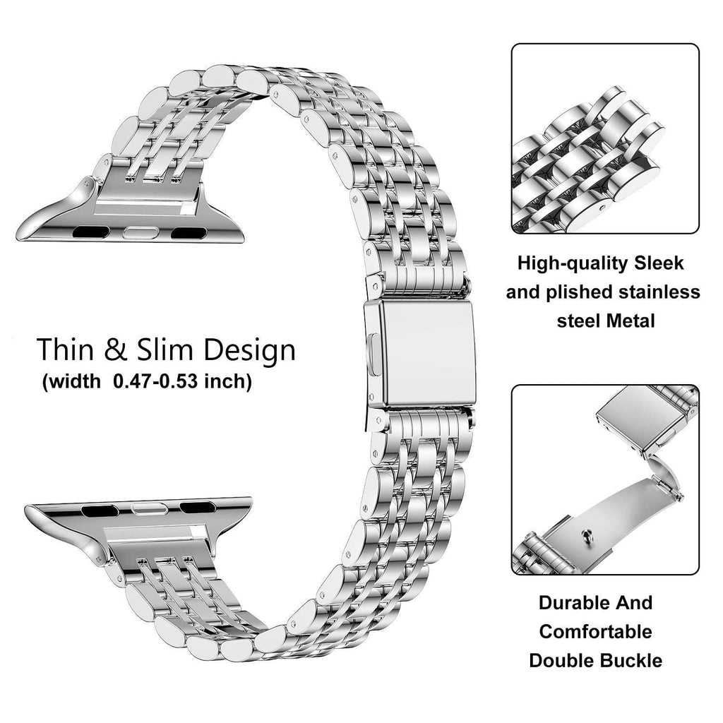 Slim Metal Apple Watch Band.