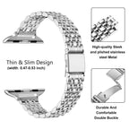 Slim Metal Apple Watch Band.