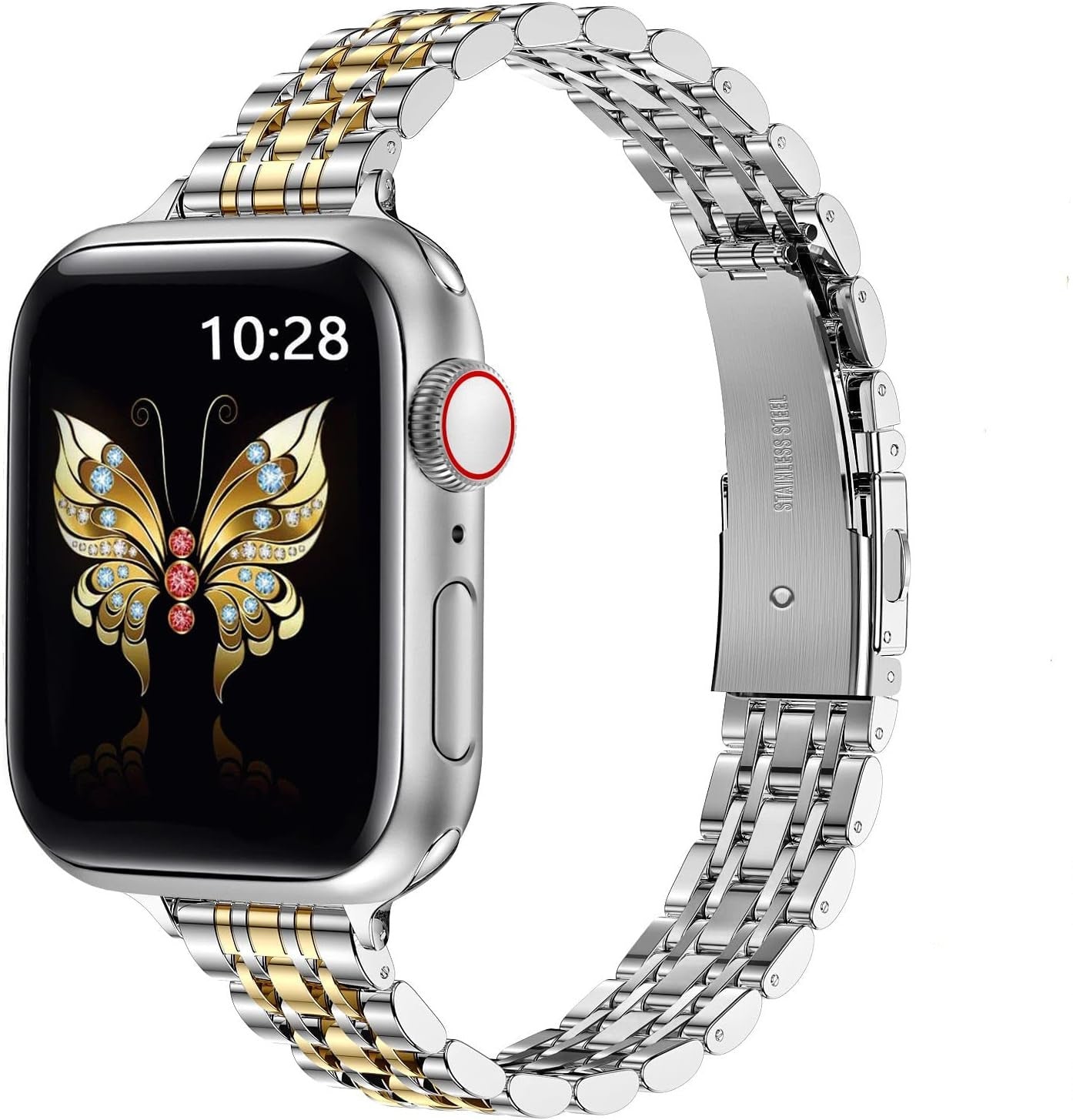 Slim Metal Apple Watch Band.