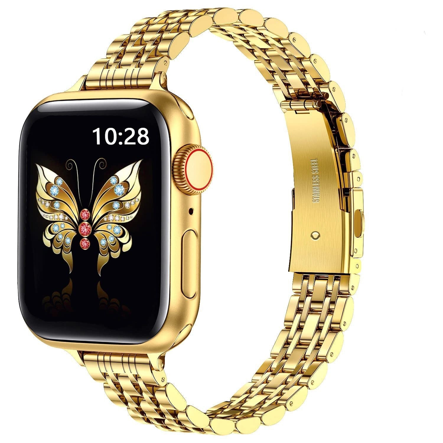 Slim Metal Apple Watch Band.