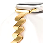 Starlight Quicksand Metal Apple Watch Band for Women.