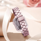 Thin Adjustable Stainless Steel Apple Watch Band for Women.