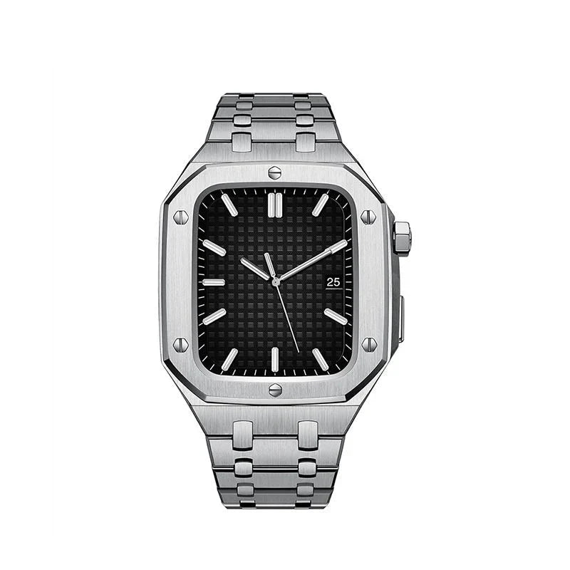 AP9006 316L Stainless Steel Band Stainless Steel Case Retrofit Kit For Apple Watch.