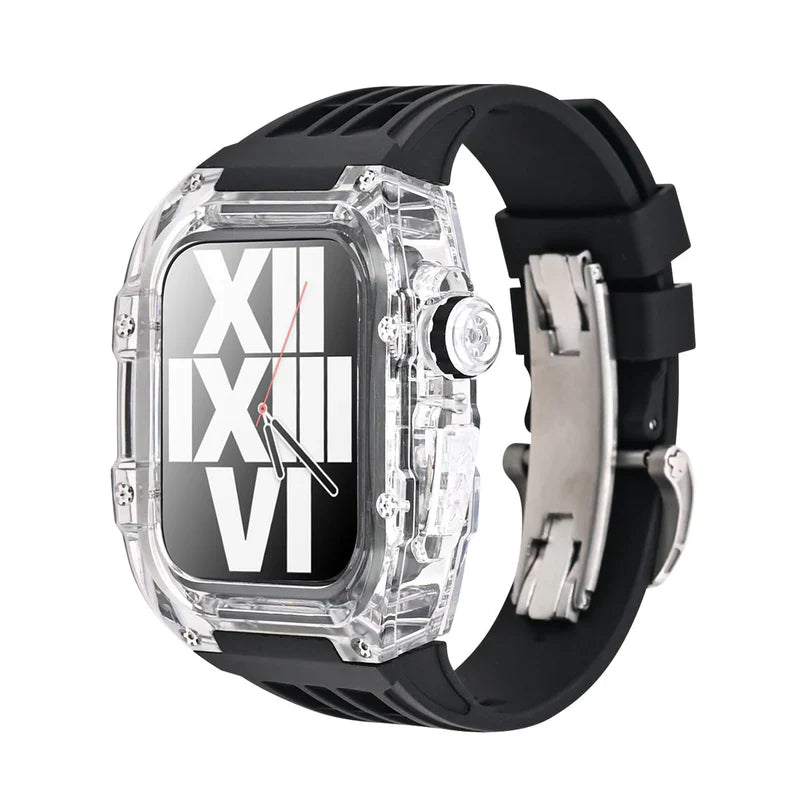 RM V30 Glacier Series Fluoroelastomer Band And Case Retrofit Kit For Apple Watch.