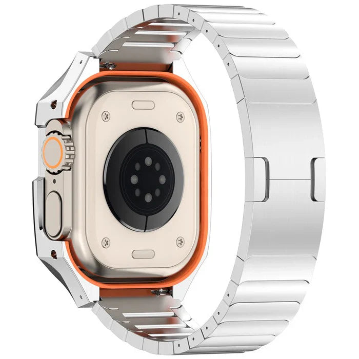 Stainless Steel Band With Case For Apple Watch Ultra.