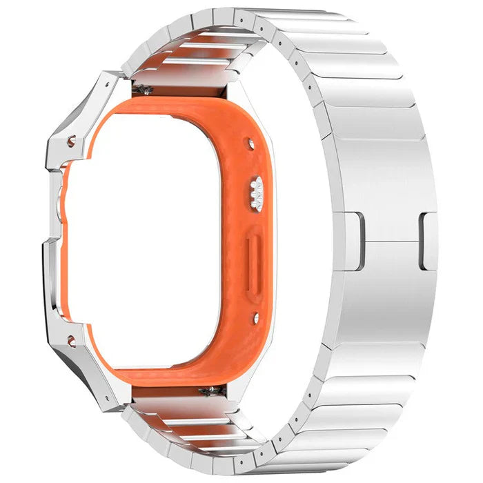 Stainless Steel Band With Case For Apple Watch Ultra.